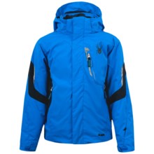 Spyder Rival Jacket - Insulated (For Boys) in Collegiate/Black/Black - Closeouts
