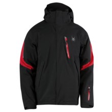 Spyder Rival Jacket - Waterproof, Insulated (For Men) in Black/Red - Closeouts