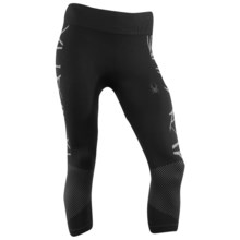 Spyder Snowball X-Static® Base Layer Capri Bottoms (For Women) in Black/Silver - Closeouts