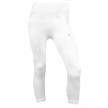Spyder Snowball X-Static® Base Layer Capri Bottoms (For Women) in White/White - Closeouts