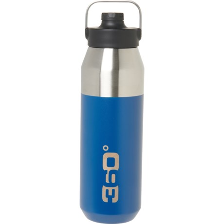 360 DEGREES Stainless Steel Insulated Wide Mouth Bottle with Sip Cap - 34 oz., Dark Blue - DARK BLUE ( )