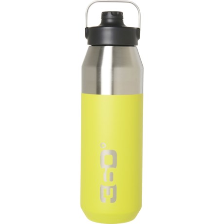 360 DEGREES Stainless Steel Insulated Wide Mouth Bottle with Sip Cap - 34 oz., Lime - LIME ( )