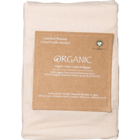 Organic Standard Cotton Pillowcases - Sand Dollar - SAND DOLLAR ( )