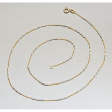 Stanley Creations 14K Gold Chain - Two-Tone, 18" in 2 Tone - Closeouts