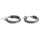 Stanley Creations 1/2” Round Hoop Earrings - 10K White Gold