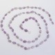 Stanley Creations Amethyst Rosary Necklace - Sterling Silver