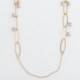 Stanley Creations Long Pink Pearl Necklace - 4.5mm