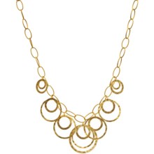 Stanley Creations Matte Hammer Necklace - Gold Plated in Gold - Closeouts