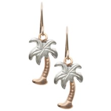 Stanley Creations Palm Tree Earrings - 10K Gold in Gold - Closeouts
