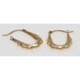 Stanley Creations Small Puffed Hoop Earrings - 14K Gold