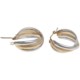 Stanley Creations Triple Hoop Earrings - 14K Gold, Sterling Silver