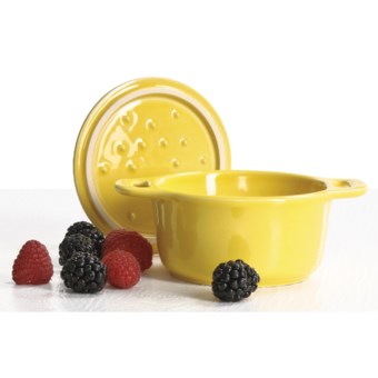 Staub Ceramic Mini Round Cocotte - 0.25-Qt. in Lemon