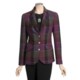 Steinbock Plaid Blazer - Antique Buttons (For Women)