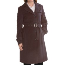 Steinbock Wool-Angora Coat (For Women) in Dark Brown - Closeouts