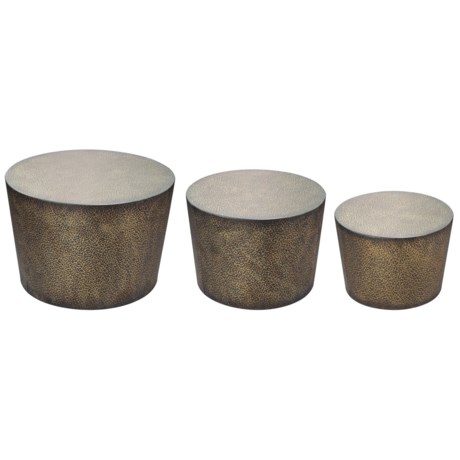 64%OFF リビングルーム スターリング産業Shawset Accentき - 3のセット Sterling Industries Shawset Accent Tables - Set of 3