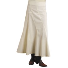 Stetson Asymmetrical Corduroy Skirt (For Women) in Ivory - Closeouts