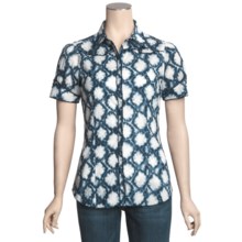Stetson Batik Print Shirt - Short Sleeve (For Women) in Blue - Closeouts