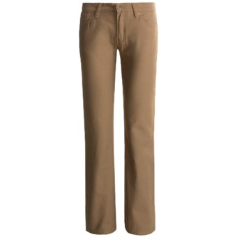 Stetson Brushed Slick Pants - 5-Pocket, Bootcut (For Women) in Tan