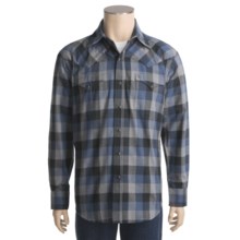 Stetson Buffalo Plaid Shirt - Flannel, Long Sleeve (For Men) in Blue - Closeouts