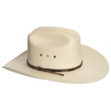 Stetson Cattleman Oval Cowboy Hat - Shantung Straw (For Men and Women)