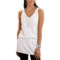 White Stetson Drop Waist Tunic Tank Top (For Women)