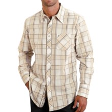 Stetson Dune Plaid Shirt - Snap Front, Long Sleeve (For Men) in Brown - Closeouts