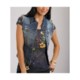 Stetson Frayed Edge Denim Vest (For Women)