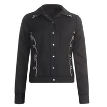 Stetson Gabardine Twill Blazer (For Women) in Black - Closeouts