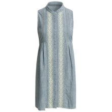 Stetson Indigo Chambray Shirt Dress - Sleeveless (For Women) in Blue - Closeouts