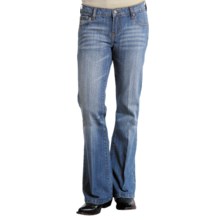 Stetson Low Rise Bootcut Slim Fit Jeans (For Women) in Mineral Wash - Closeouts