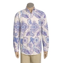 Stetson Paisley Shirt - Long Sleeve (For Men) in Purple - Closeouts