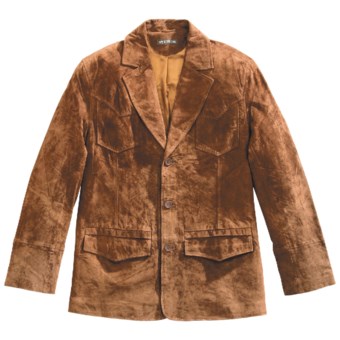 Stetson Pig Suede Jacket (For Men) in Brown