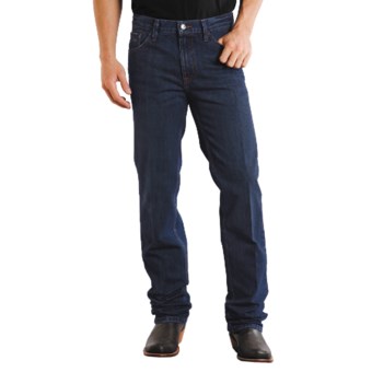 Stetson Slim Fit Straight-Leg Denim Jeans (For Men) in Dark Blue