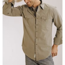 Stetson Vintage Solid Oxford Shirt - Long Sleeve (For Men) in Brown - Closeouts