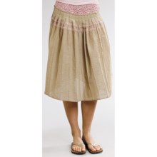 Stetson Vintage Wallpaper Stripe Skirt (For Women) in Green - Closeouts