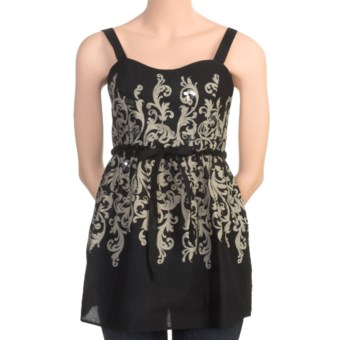 Stetson Waist-Tie Tank Top (For Women) in Black
