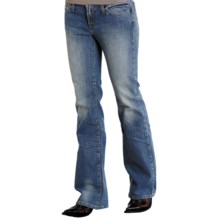 Stetson Western Jeans - Bootcut Leg (For Women) in Hi Lo Wash - Closeouts