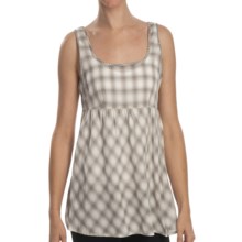 Stetson Yarn-Dyed Ombre Plaid Babydoll Shirt - Sleeveless (For Women) in Desert Valley - Closeouts