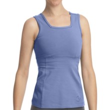 Stonewear Designs Electra Tank Top - Organic Cotton, Built-In Shelf Bra (For Women) in Stream - Closeouts