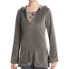 Stonewear Designs Nimble Caftan Hoodie Shirt - V-Neck, Long Sleeve (For Women) in Pine - Closeouts