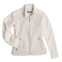 Storm Creek Issie Quilted Fashion Jacket - Fleece (For Women) in Pearl - Closeouts