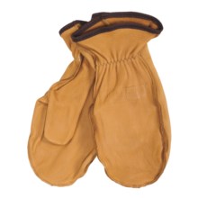 Stormy Kromer Chopper Deerskin Mittens (For Men) in Tan - 2nds