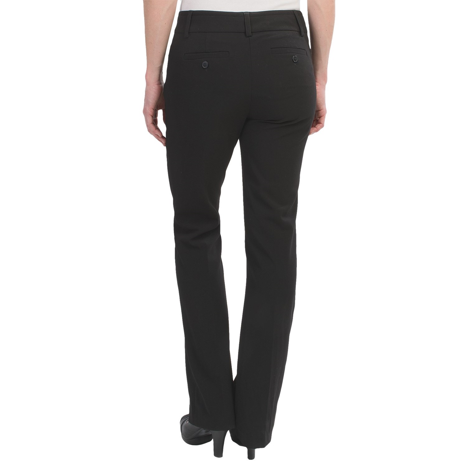 straight leg black dress pants