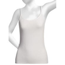 Stretch Cotton Camisole - Spaghetti Strap (For Women) in White - 2nds