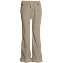Stretch Cotton Corduroy Pants - Martin Fit (For Women) in Taupe - 2nds