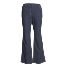 Stretch Cotton Denim Jeans - Bootcut (For Women) in Dark Indigo - 2nds