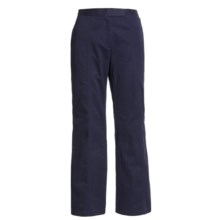 Stretch Cotton Pants (For Women) in Navy - 2nds
