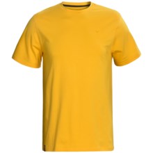 Stretch Cotton T-Shirt - Short Sleeve (For Men) in Gold - Closeouts