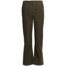 Stretch Denim Jeans - Straight Leg (For Plus Size Women) in Olive - 2nds