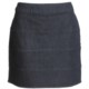 Stretch Denim Mini Skirt - Back Zip (For Women)